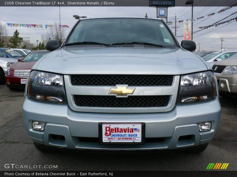 Silverstone Metallic / Ebony 2008 Chevrolet TrailBlazer LT 4x4