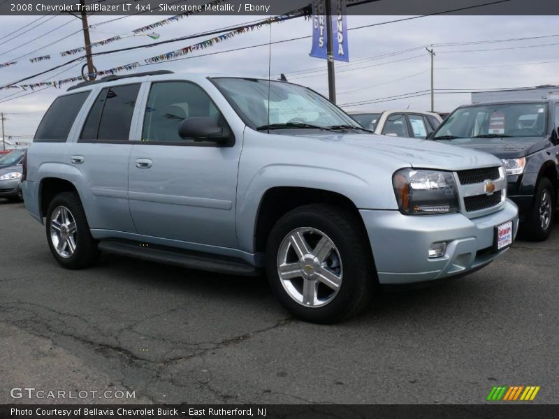 Silverstone Metallic / Ebony 2008 Chevrolet TrailBlazer LT 4x4