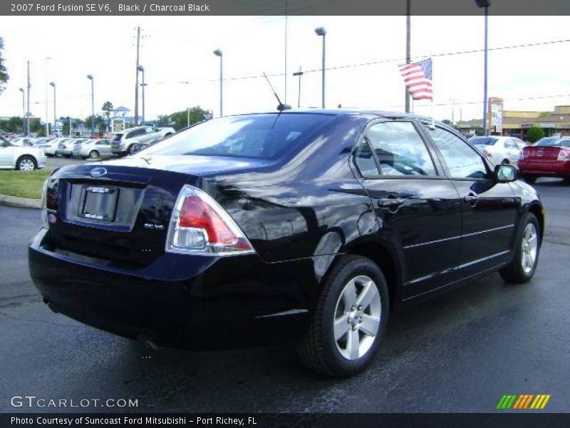 Black / Charcoal Black 2007 Ford Fusion SE V6