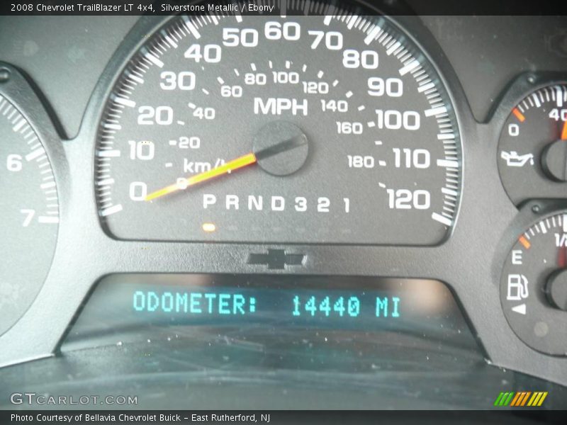 Silverstone Metallic / Ebony 2008 Chevrolet TrailBlazer LT 4x4