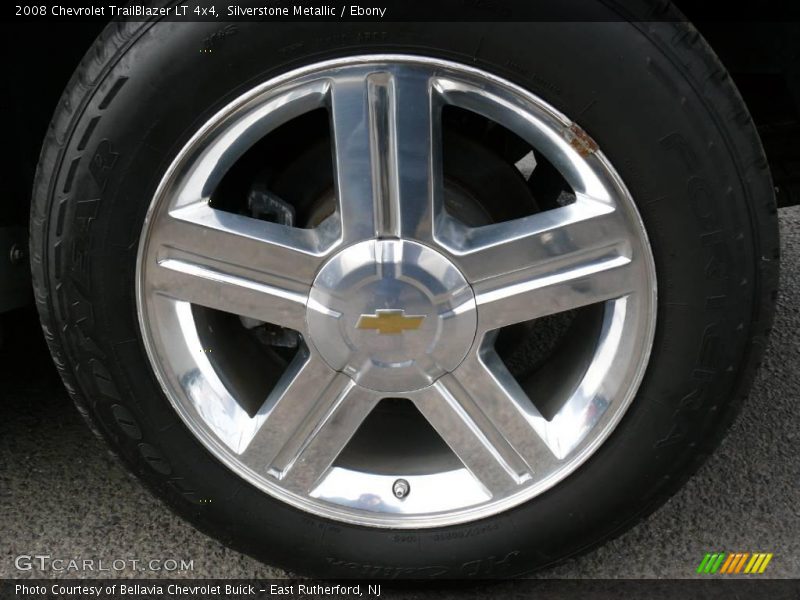 Silverstone Metallic / Ebony 2008 Chevrolet TrailBlazer LT 4x4