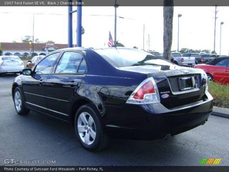 Black / Charcoal Black 2007 Ford Fusion SE V6