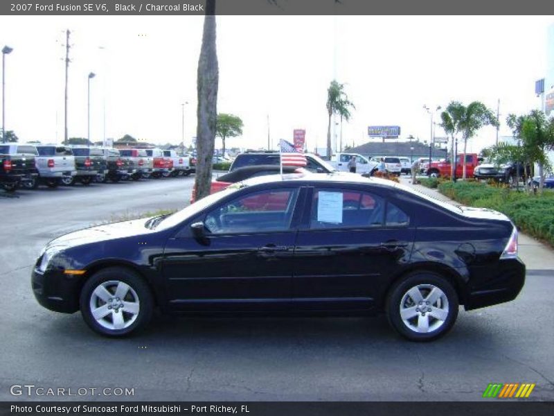 Black / Charcoal Black 2007 Ford Fusion SE V6