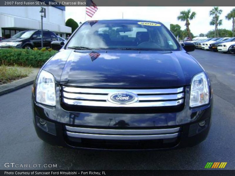 Black / Charcoal Black 2007 Ford Fusion SE V6