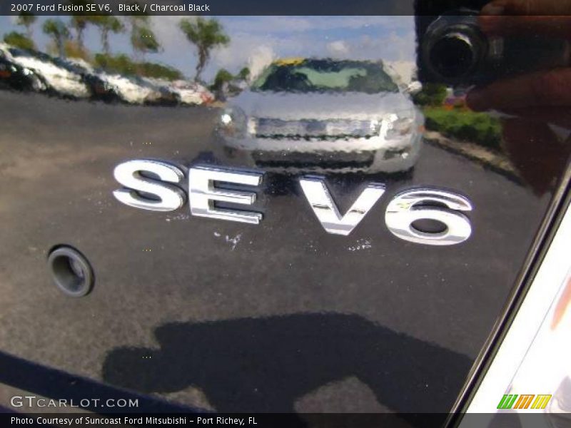 Black / Charcoal Black 2007 Ford Fusion SE V6