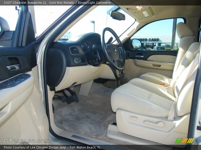 Gold Mist Metallic / Ebony/Light Cashmere 2007 Chevrolet Avalanche LS
