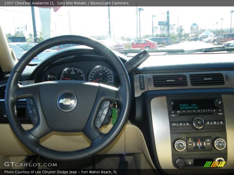 Gold Mist Metallic / Ebony/Light Cashmere 2007 Chevrolet Avalanche LS