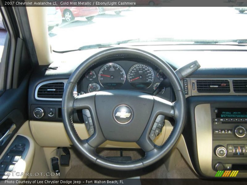 Gold Mist Metallic / Ebony/Light Cashmere 2007 Chevrolet Avalanche LS