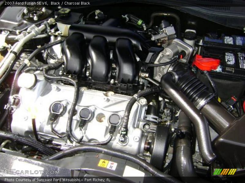 Black / Charcoal Black 2007 Ford Fusion SE V6