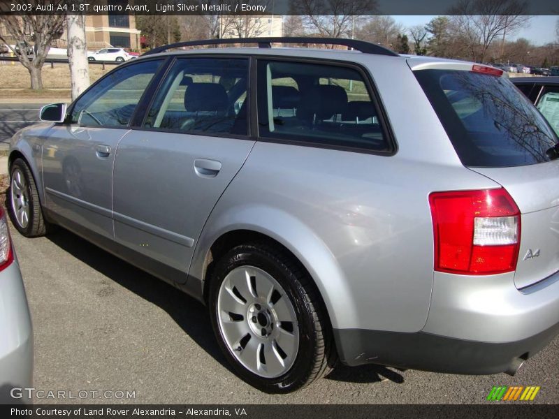 Light Silver Metallic / Ebony 2003 Audi A4 1.8T quattro Avant