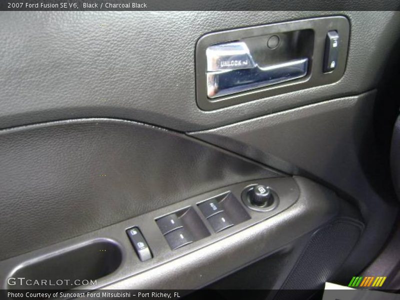 Black / Charcoal Black 2007 Ford Fusion SE V6