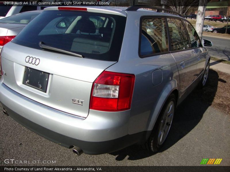 Light Silver Metallic / Ebony 2003 Audi A4 1.8T quattro Avant