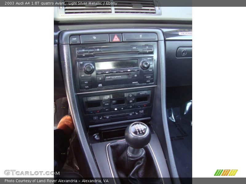 Light Silver Metallic / Ebony 2003 Audi A4 1.8T quattro Avant