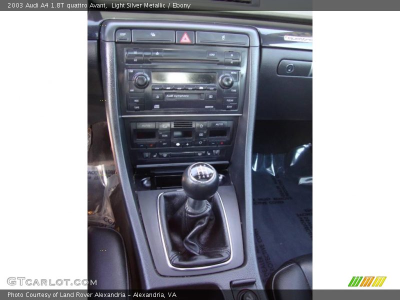 Light Silver Metallic / Ebony 2003 Audi A4 1.8T quattro Avant
