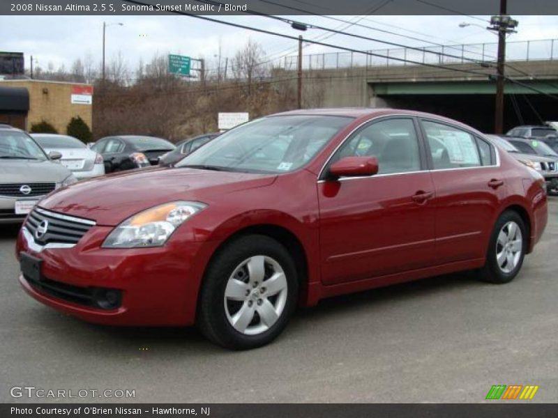 Sonoma Sunset Metallic / Blond 2008 Nissan Altima 2.5 S