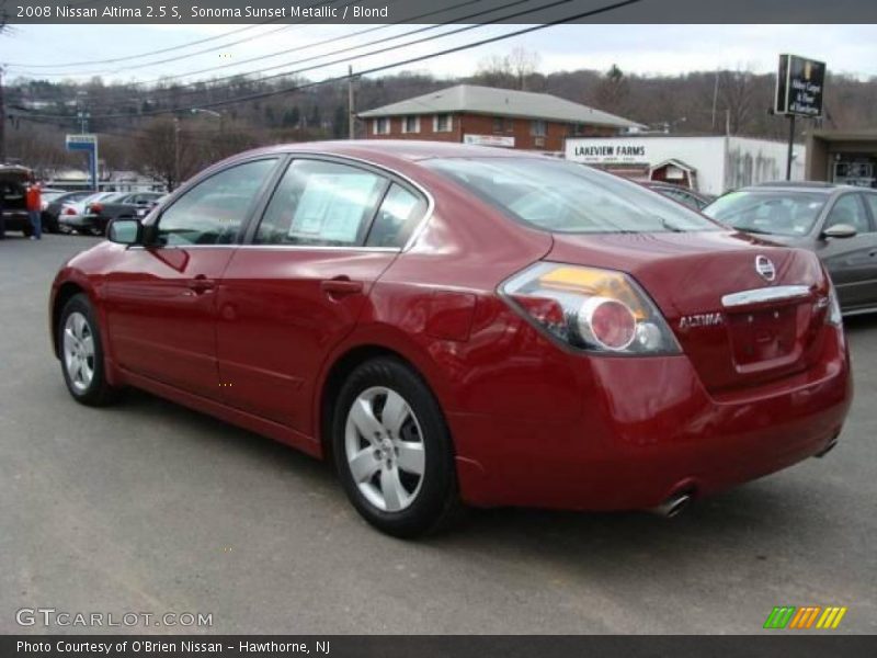 Sonoma Sunset Metallic / Blond 2008 Nissan Altima 2.5 S