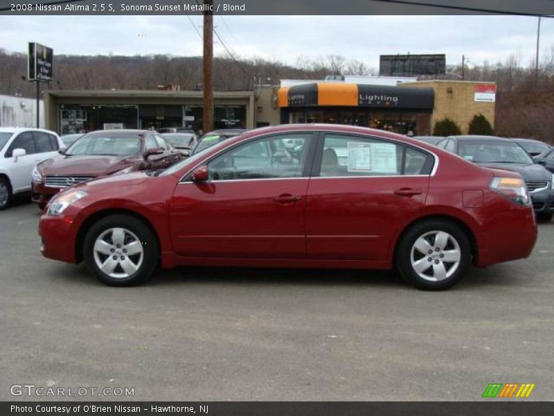 Sonoma Sunset Metallic / Blond 2008 Nissan Altima 2.5 S