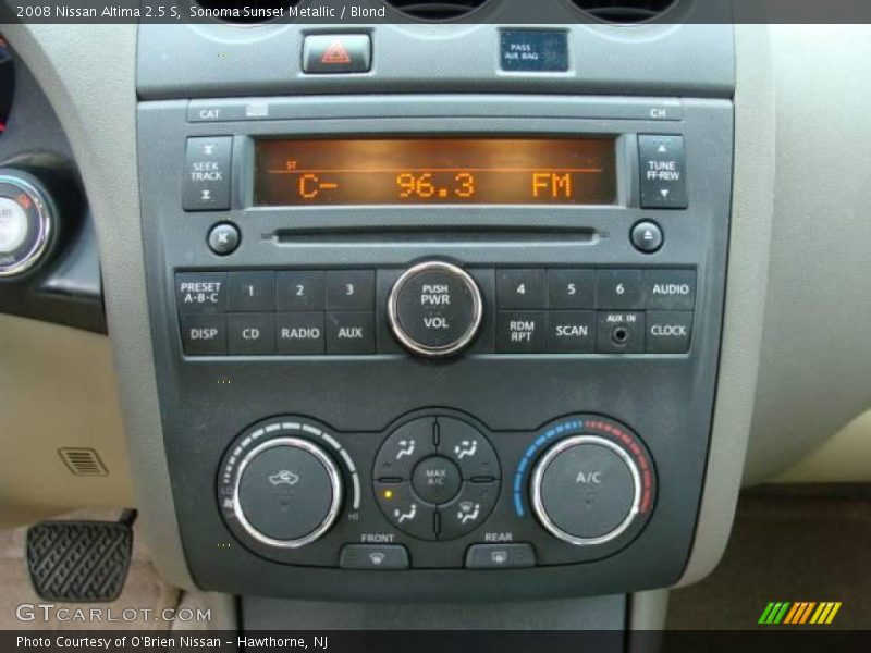 Sonoma Sunset Metallic / Blond 2008 Nissan Altima 2.5 S
