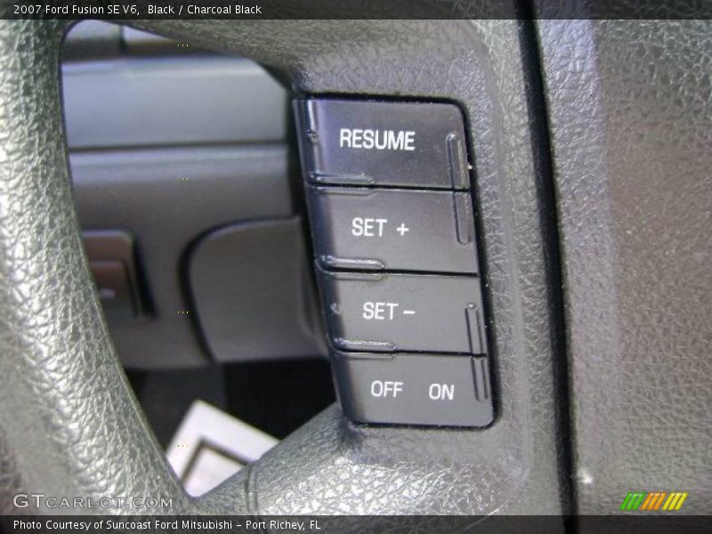 Black / Charcoal Black 2007 Ford Fusion SE V6