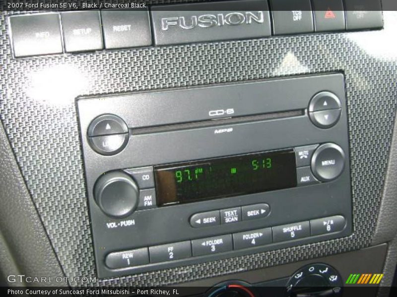 Black / Charcoal Black 2007 Ford Fusion SE V6