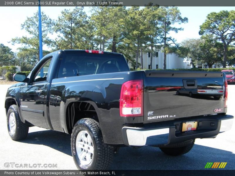 Onyx Black / Light Titanium 2008 GMC Sierra 1500 SLE Regular Cab