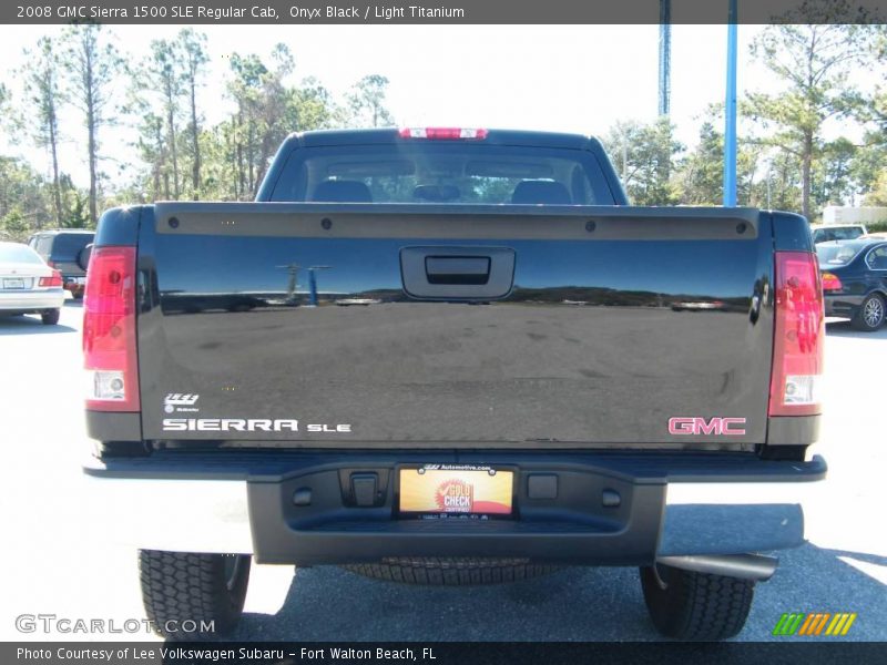 Onyx Black / Light Titanium 2008 GMC Sierra 1500 SLE Regular Cab