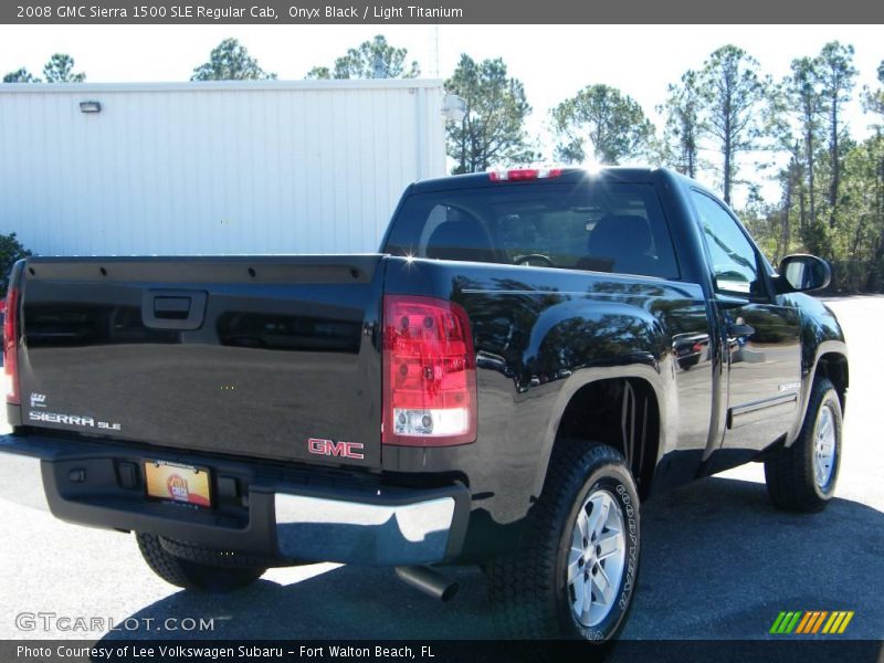 Onyx Black / Light Titanium 2008 GMC Sierra 1500 SLE Regular Cab