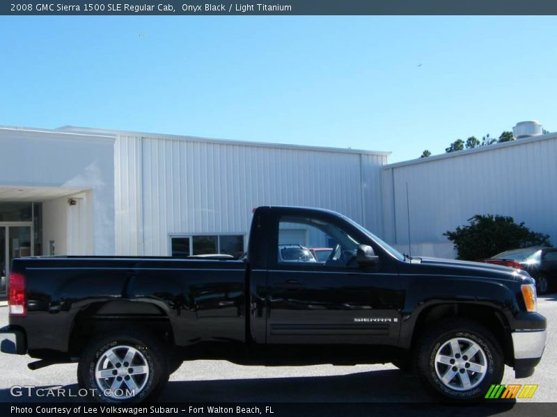 Onyx Black / Light Titanium 2008 GMC Sierra 1500 SLE Regular Cab