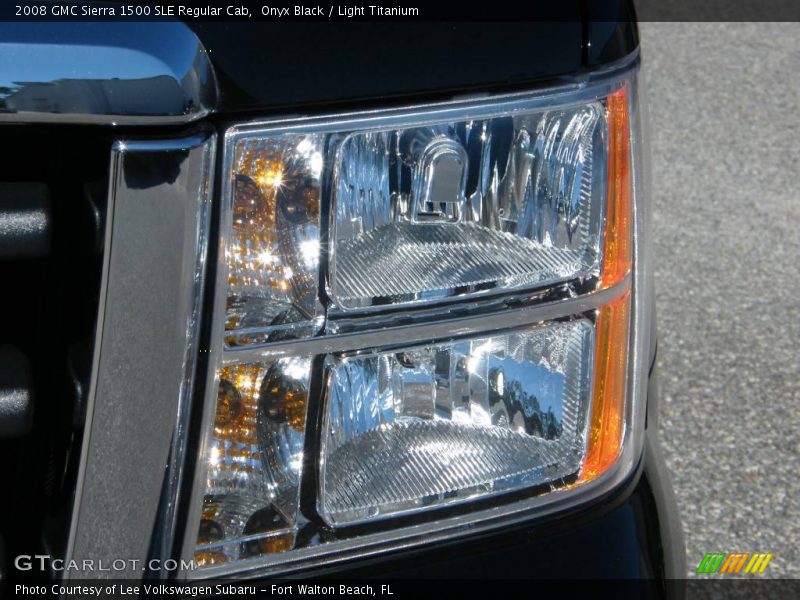 Onyx Black / Light Titanium 2008 GMC Sierra 1500 SLE Regular Cab