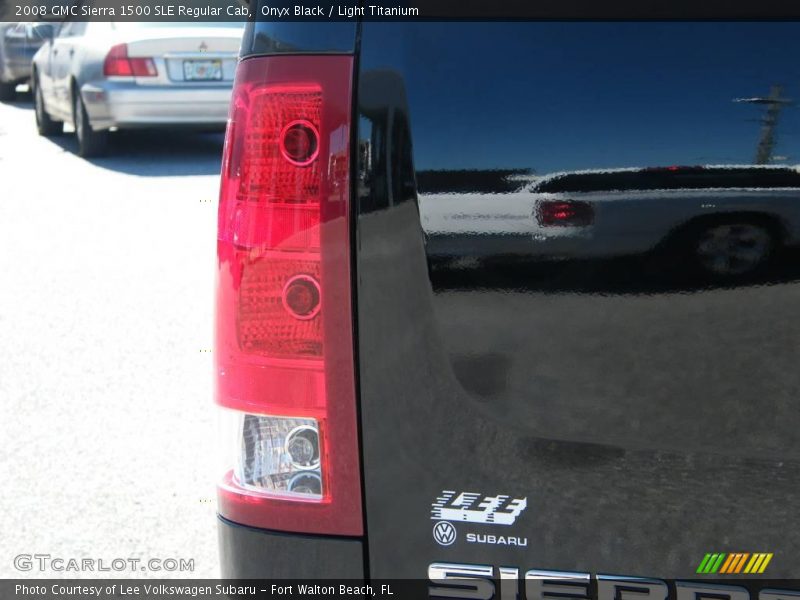 Onyx Black / Light Titanium 2008 GMC Sierra 1500 SLE Regular Cab
