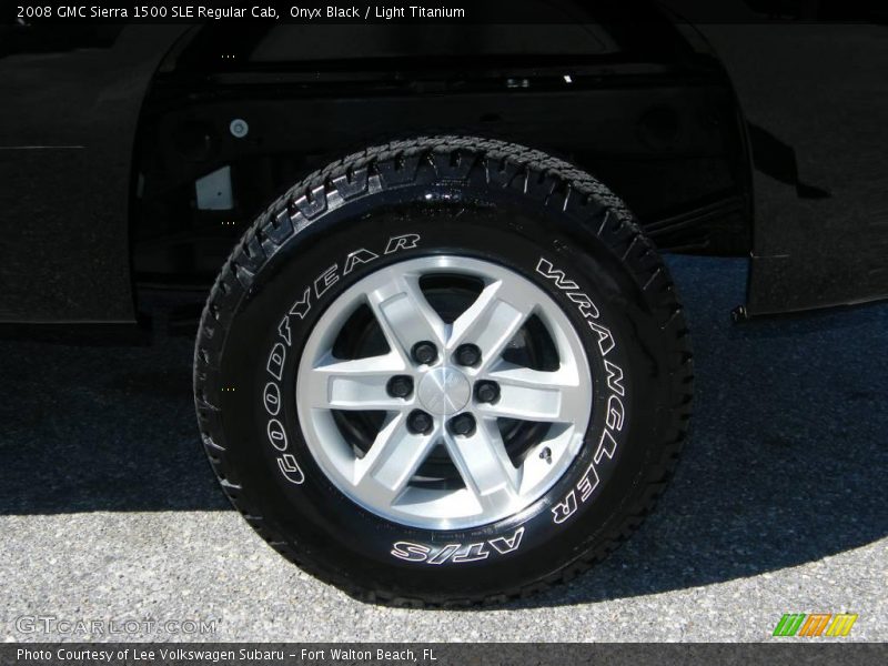 Onyx Black / Light Titanium 2008 GMC Sierra 1500 SLE Regular Cab