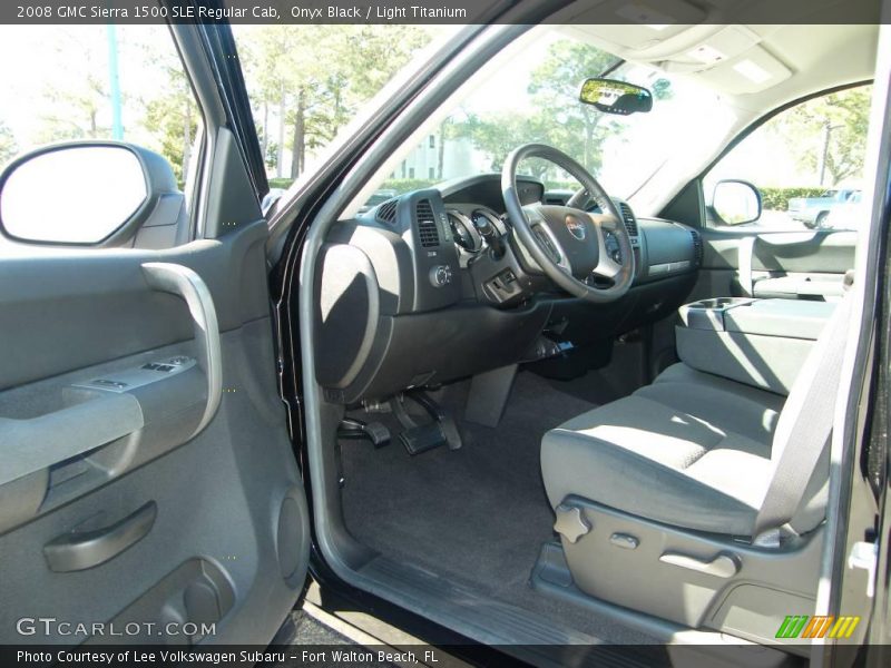 Onyx Black / Light Titanium 2008 GMC Sierra 1500 SLE Regular Cab