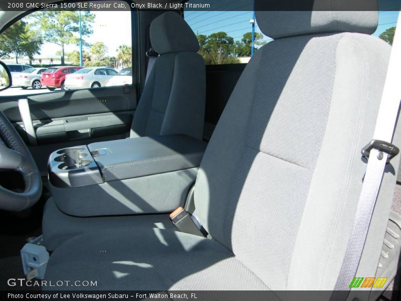 Onyx Black / Light Titanium 2008 GMC Sierra 1500 SLE Regular Cab