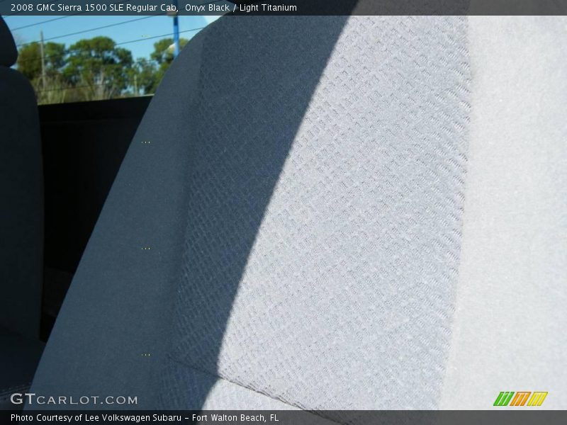 Onyx Black / Light Titanium 2008 GMC Sierra 1500 SLE Regular Cab