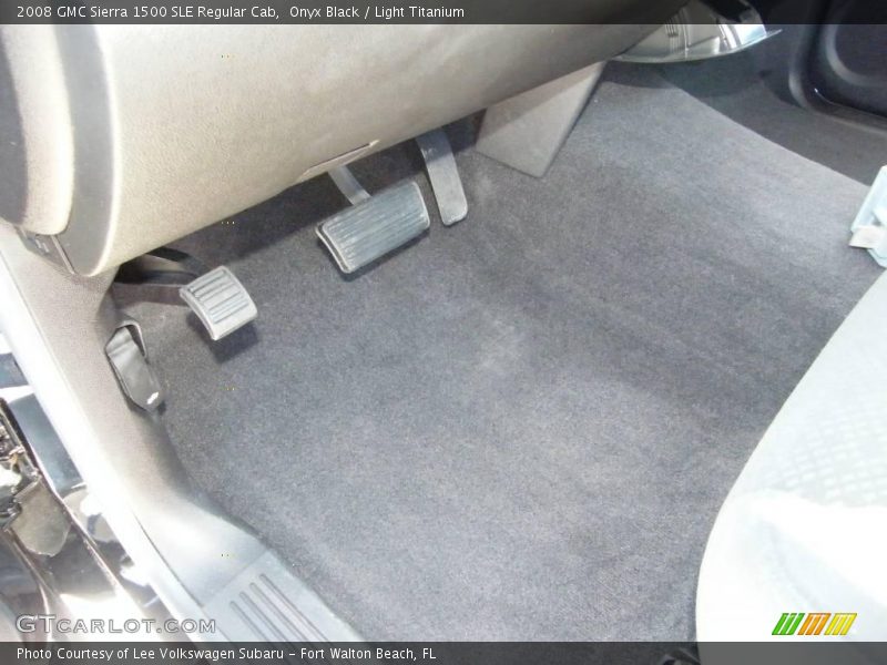 Onyx Black / Light Titanium 2008 GMC Sierra 1500 SLE Regular Cab