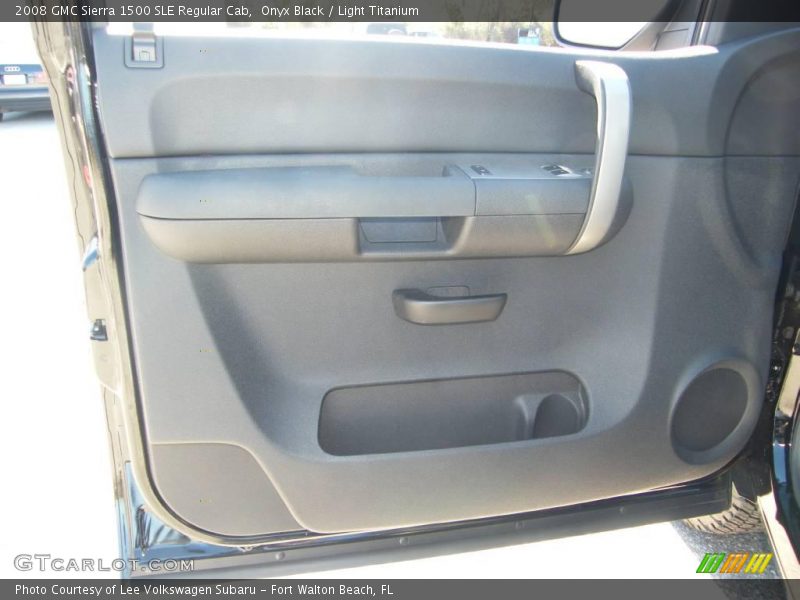 Onyx Black / Light Titanium 2008 GMC Sierra 1500 SLE Regular Cab