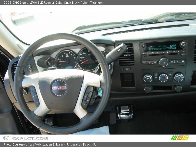 Onyx Black / Light Titanium 2008 GMC Sierra 1500 SLE Regular Cab
