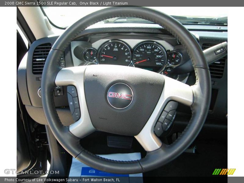 Onyx Black / Light Titanium 2008 GMC Sierra 1500 SLE Regular Cab