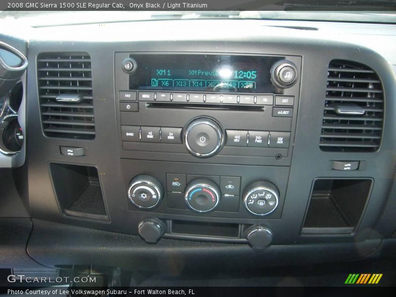 Onyx Black / Light Titanium 2008 GMC Sierra 1500 SLE Regular Cab