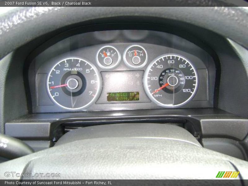Black / Charcoal Black 2007 Ford Fusion SE V6