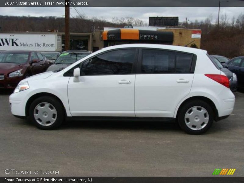 Fresh Powder / Charcoal 2007 Nissan Versa S