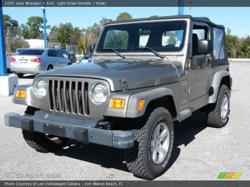 Light Khaki Metallic / Khaki 2005 Jeep Wrangler X 4x4