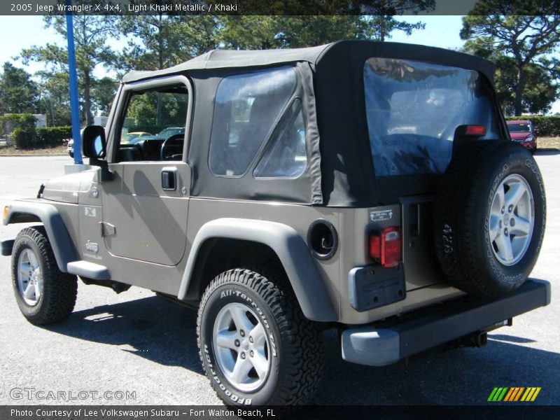 Light Khaki Metallic / Khaki 2005 Jeep Wrangler X 4x4