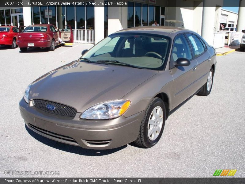 Arizona Beige Metallic / Medium/Dark Pebble 2007 Ford Taurus SE