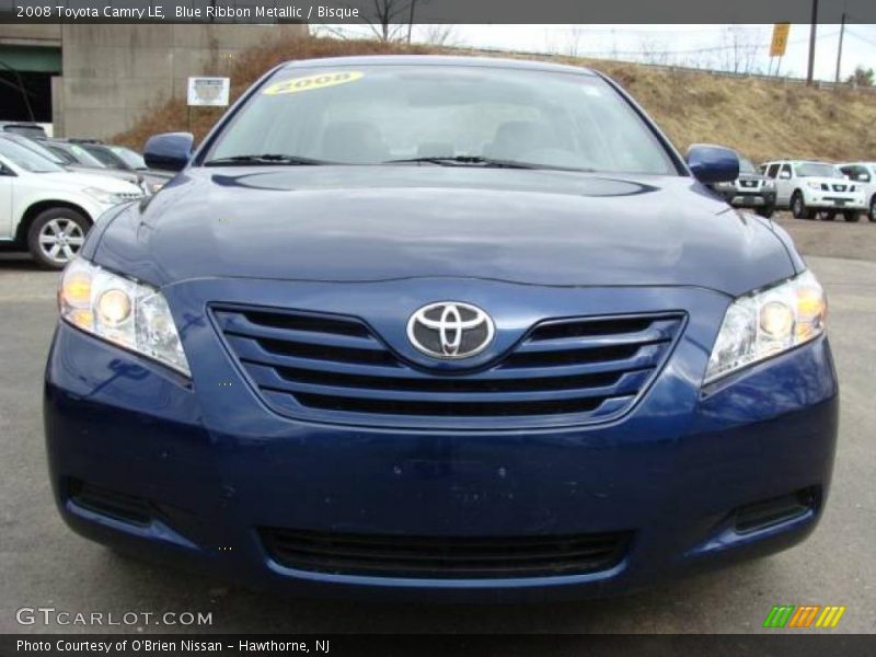 Blue Ribbon Metallic / Bisque 2008 Toyota Camry LE