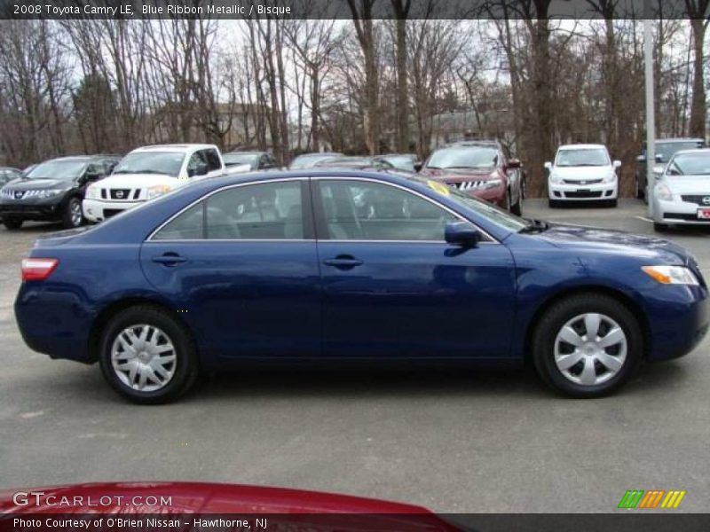 Blue Ribbon Metallic / Bisque 2008 Toyota Camry LE