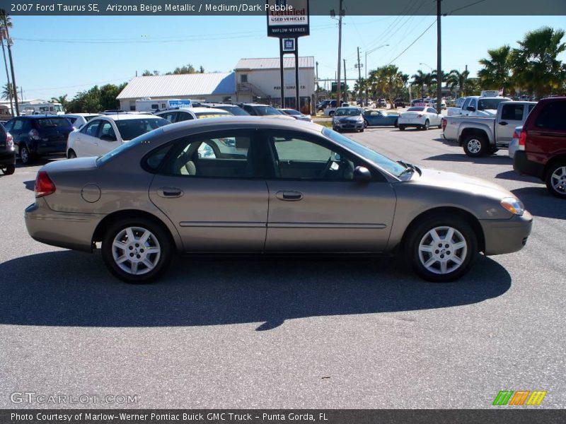 Arizona Beige Metallic / Medium/Dark Pebble 2007 Ford Taurus SE