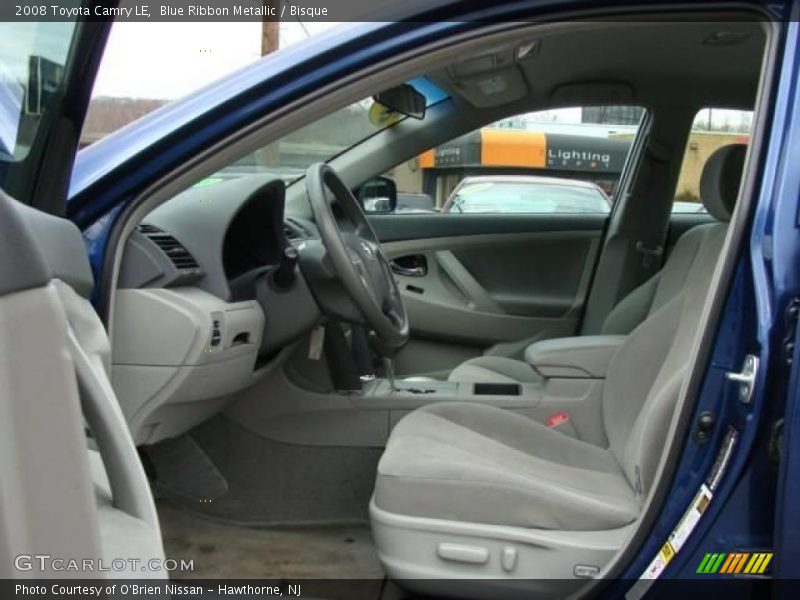 Blue Ribbon Metallic / Bisque 2008 Toyota Camry LE