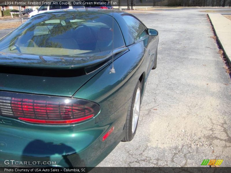 Dark Green Metallic / Tan 1994 Pontiac Firebird Trans Am Coupe