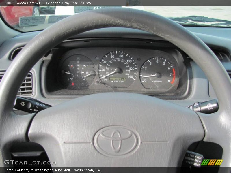 Graphite Gray Pearl / Gray 2000 Toyota Camry LE